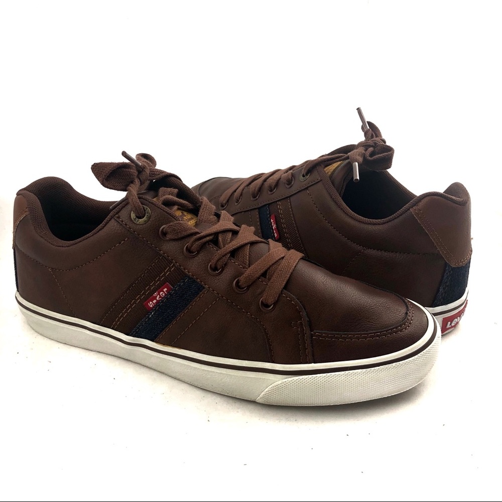 LEVI’S TURNER NAPPA DARK BROWN SIZE 8M EUC